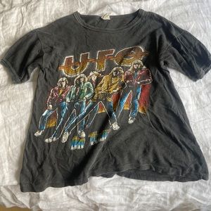 Cute Vintage UFO Band Tee